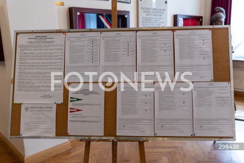  18.05.2025 WARSZAWA<br />
WYBORY PREZYDENCKIE 2025 W WARSZAWIE<br />
N/Z TABLICA INFORMACYJNA<br />
FOT. ANTONI BYSZEWSKI/FOTONEWS 