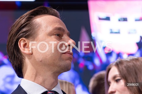  18.05.2025 WARSZAWA<br />
WYBORY PREZYDENCKIE 2025<br />
WIECZOR WYBORCZY SLAWOMIRA MENTZENA<br />
N/Z KRZYSZTOF BOSAK<br />
FOT. ANTONI BYSZEWSKI/FOTONEWS 