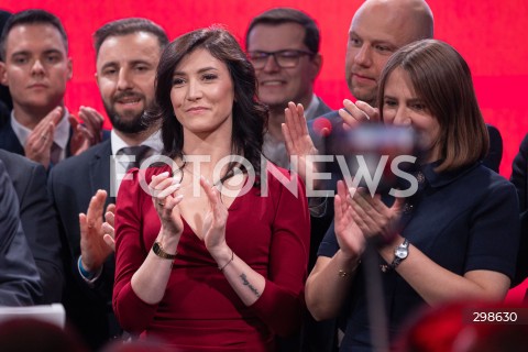  18.05.2025 WARSZAWA<br />
WYBORY PREZYDENCKIE 2025<br />
WIECZOR WYBORCZY SLAWOMIRA MENTZENA<br />
N/Z EWA ZAJACZKOWSKA HERNIK<br />
FOT. ANTONI BYSZEWSKI/FOTONEWS 