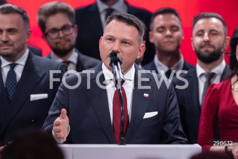  18.05.2025 WARSZAWA<br />
WYBORY PREZYDENCKIE 2025<br />
WIECZOR WYBORCZY SLAWOMIRA MENTZENA<br />
N/Z SLAWOMIR MENTZEN<br />
FOT. ANTONI BYSZEWSKI/FOTONEWS 