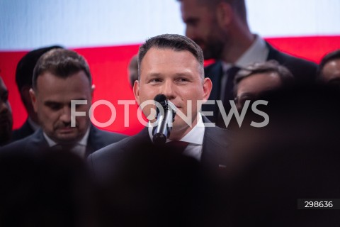  18.05.2025 WARSZAWA<br />
WYBORY PREZYDENCKIE 2025<br />
WIECZOR WYBORCZY SLAWOMIRA MENTZENA<br />
N/Z SLAWOMIR MENTZEN<br />
FOT. ANTONI BYSZEWSKI/FOTONEWS 