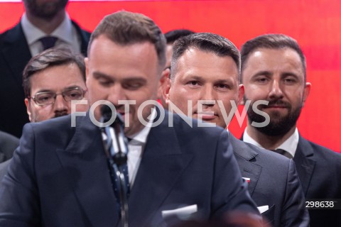  18.05.2025 WARSZAWA<br />
WYBORY PREZYDENCKIE 2025<br />
WIECZOR WYBORCZY SLAWOMIRA MENTZENA<br />
N/Z SLAWOMIR MENTZEN<br />
FOT. ANTONI BYSZEWSKI/FOTONEWS 