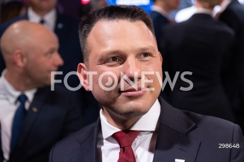  18.05.2025 WARSZAWA<br />
WYBORY PREZYDENCKIE 2025<br />
WIECZOR WYBORCZY SLAWOMIRA MENTZENA<br />
N/Z SLAWOMIR MENTZEN<br />
FOT. ANTONI BYSZEWSKI/FOTONEWS 