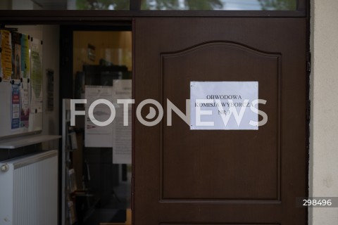  18.05.2025 JOZEFOW<br />
WYBORY PREZYDENCKIE 2025<br />
N/Z OBWODOWA KOMISJA WYBORCZA<br />
FOT. MARCIN BANASZKIEWICZ/FOTONEWS  
