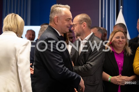  18.05.2025 WARSZAWA<br />
WYBORY PREZYDENCKIE 2025<br />
WIECZOR WYBORCZY SZYMONA HOLOWNI<br />
N/Z WALDEMAR PAWLAK<br />
FOT. MARCIN BANASZKIEWICZ/FOTONEWS  