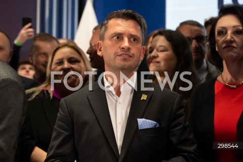  18.05.2025 WARSZAWA<br />
WYBORY PREZYDENCKIE 2025<br />
WIECZOR WYBORCZY SZYMONA HOLOWNI<br />
N/Z PAWEL SLIZ<br />
FOT. MARCIN BANASZKIEWICZ/FOTONEWS  