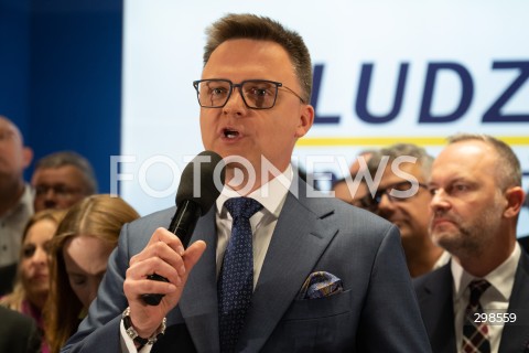  18.05.2025 WARSZAWA<br />
WYBORY PREZYDENCKIE 2025<br />
WIECZOR WYBORCZY SZYMONA HOLOWNI<br />
N/Z SZYMON HOLOWNIA<br />
FOT. MARCIN BANASZKIEWICZ/FOTONEWS  