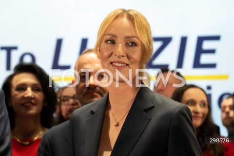  18.05.2025 WARSZAWA<br />
WYBORY PREZYDENCKIE 2025<br />
WIECZOR WYBORCZY SZYMONA HOLOWNI<br />
N/Z URSZULA BRZEZINSKA HOLOWNIA<br />
FOT. MARCIN BANASZKIEWICZ/FOTONEWS  