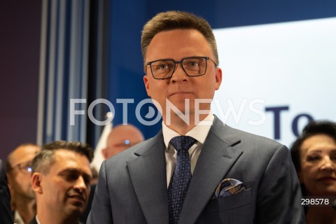  18.05.2025 WARSZAWA<br />
WYBORY PREZYDENCKIE 2025<br />
WIECZOR WYBORCZY SZYMONA HOLOWNI<br />
N/Z SZYMON HOLOWNIA<br />
FOT. MARCIN BANASZKIEWICZ/FOTONEWS  