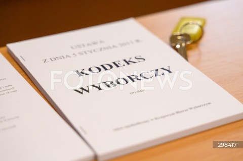  18.05.2025 WARSZAWA<br />
WYBORY PREZYDENCKIE 2025<br />
N/Z KODEKS WYBORCZY<br />
 