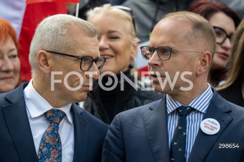  19.05.2025 WARSZAWA<br />
KONFERENCJA PRASOWA RAFALA TRZASKOWSKIEGO<br />
N/Z KRZYSZTOF KWIATKOWSKI MICHAL SZCZERBA<br />
FOT. MARCIN BANASZKIEWICZ/FOTONEWS  