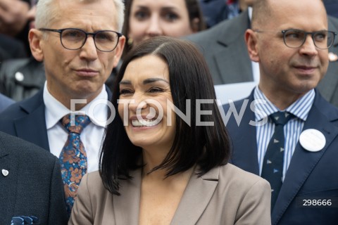  19.05.2025 WARSZAWA<br />
KONFERENCJA PRASOWA RAFALA TRZASKOWSKIEGO<br />
N/Z MAGDALENA SROKA KRZYSZTOF KWIATKOWSKI MICHAL SZCZERBA<br />
FOT. MARCIN BANASZKIEWICZ/FOTONEWS  