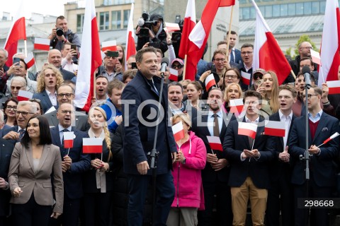  19.05.2025 WARSZAWA<br />
KONFERENCJA PRASOWA RAFALA TRZASKOWSKIEGO<br />
N/Z RAFAL TRZASKOWSKI<br />
FOT. MARCIN BANASZKIEWICZ/FOTONEWS  