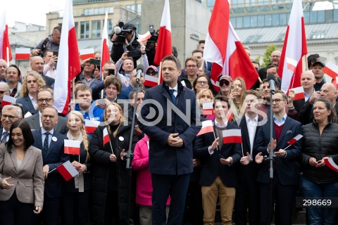  19.05.2025 WARSZAWA<br />
KONFERENCJA PRASOWA RAFALA TRZASKOWSKIEGO<br />
N/Z RAFAL TRZASKOWSKI<br />
FOT. MARCIN BANASZKIEWICZ/FOTONEWS  