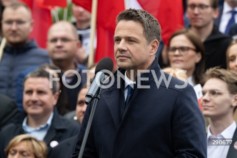  19.05.2025 WARSZAWA<br />
KONFERENCJA PRASOWA RAFALA TRZASKOWSKIEGO<br />
N/Z RAFAL TRZASKOWSKI<br />
FOT. MARCIN BANASZKIEWICZ/FOTONEWS  