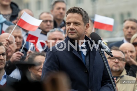  19.05.2025 WARSZAWA<br />
KONFERENCJA PRASOWA RAFALA TRZASKOWSKIEGO<br />
N/Z RAFAL TRZASKOWSKI<br />
FOT. MARCIN BANASZKIEWICZ/FOTONEWS  