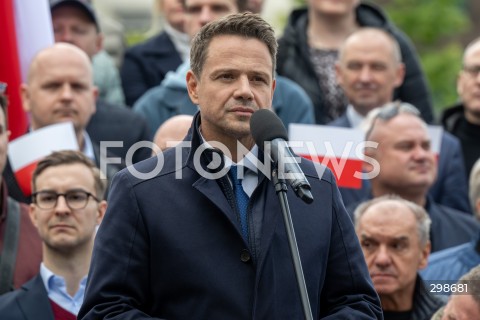  19.05.2025 WARSZAWA<br />
KONFERENCJA PRASOWA RAFALA TRZASKOWSKIEGO<br />
N/Z RAFAL TRZASKOWSKI<br />
FOT. MARCIN BANASZKIEWICZ/FOTONEWS  