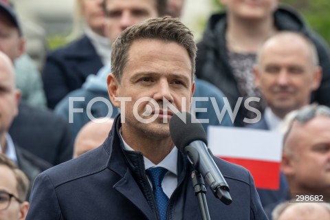 19.05.2025 WARSZAWA<br />
KONFERENCJA PRASOWA RAFALA TRZASKOWSKIEGO<br />
N/Z RAFAL TRZASKOWSKI<br />
FOT. MARCIN BANASZKIEWICZ/FOTONEWS  