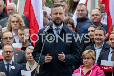  19.05.2025 WARSZAWA<br />
KONFERENCJA PRASOWA RAFALA TRZASKOWSKIEGO<br />
N/Z WLADYSLAW KOSINIAK KAMYSZ<br />
FOT. MARCIN BANASZKIEWICZ/FOTONEWS  