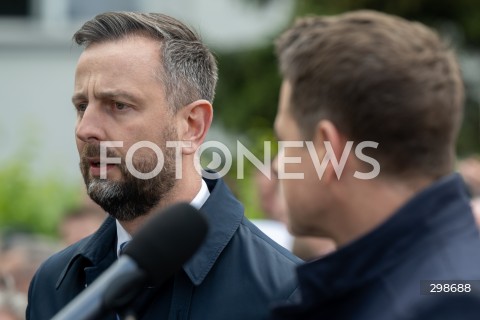  19.05.2025 WARSZAWA<br />
KONFERENCJA PRASOWA RAFALA TRZASKOWSKIEGO<br />
N/Z WLADYSLAW KOSINIAK KAMYSZ RAFAL TRZASKOWSKI<br />
FOT. MARCIN BANASZKIEWICZ/FOTONEWS  