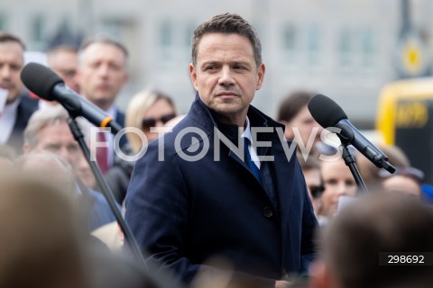  19.05.2025 WARSZAWA<br />
KONFERENCJA PRASOWA RAFALA TRZASKOWSKIEGO<br />
N/Z RAFAL TRZASKOWSKI<br />
FOT. MARCIN BANASZKIEWICZ/FOTONEWS  