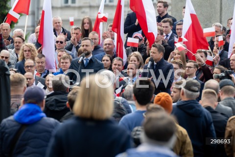  19.05.2025 WARSZAWA<br />
KONFERENCJA PRASOWA RAFALA TRZASKOWSKIEGO<br />
N/Z WLADYSLAW KOSINIAK KAMYSZ RAFAL TRZASKOWSKI<br />
FOT. MARCIN BANASZKIEWICZ/FOTONEWS  
