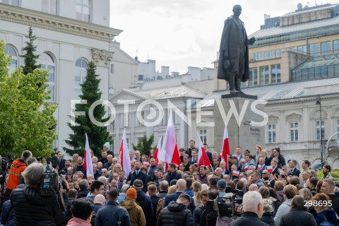 19.05.2025 WARSZAWA<br />
KONFERENCJA PRASOWA RAFALA TRZASKOWSKIEGO<br />
N/Z WLADYSLAW KOSINIAK KAMYSZ RAFAL TRZASKOWSKI<br />
FOT. MARCIN BANASZKIEWICZ/FOTONEWS  