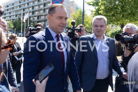  20.05.2025 WARSZAWA<br />
KONFERENCJA PRASOWA KANDYDATA NA PREZYDENTA RP KAROLA NAWROCKIEGO W WARSZAWIE<br />
N/Z KAROL NAWROCKI<br />
FOT. ANTONI BYSZEWSKI/FOTONEWS 