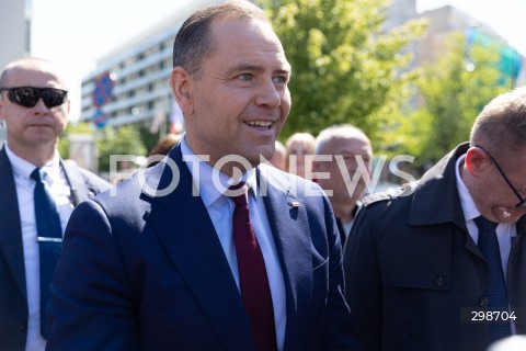  20.05.2025 WARSZAWA<br />
KONFERENCJA PRASOWA KANDYDATA NA PREZYDENTA RP KAROLA NAWROCKIEGO W WARSZAWIE<br />
N/Z KAROL NAWROCKI<br />
FOT. ANTONI BYSZEWSKI/FOTONEWS 