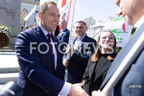  20.05.2025 WARSZAWA<br />
KONFERENCJA PRASOWA KANDYDATA NA PREZYDENTA RP KAROLA NAWROCKIEGO W WARSZAWIE<br />
N/Z KAROL NAWROCKI<br />
FOT. ANTONI BYSZEWSKI/FOTONEWS 