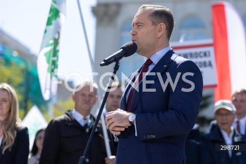  20.05.2025 WARSZAWA<br />
KONFERENCJA PRASOWA KANDYDATA NA PREZYDENTA RP KAROLA NAWROCKIEGO W WARSZAWIE<br />
N/Z KAROL NAWROCKI<br />
FOT. ANTONI BYSZEWSKI/FOTONEWS 