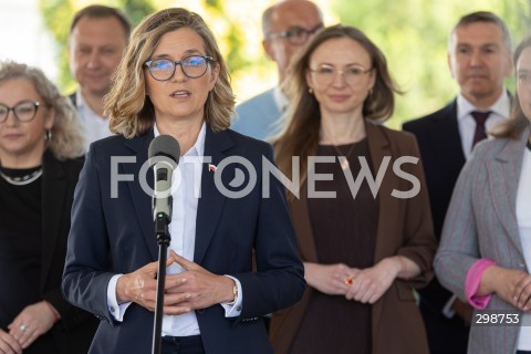  20.05.2025 WARSZAWA<br />
POSIEDZENIE SEJMU W WARSZAWIE<br />
KONFERENCJA PRASOWA MAGDALENY BIEJAT<br />
N/Z MAGDALENA BIEJAT<br />
FOT. ANTONI BYSZEWSKI/FOTONEWS 