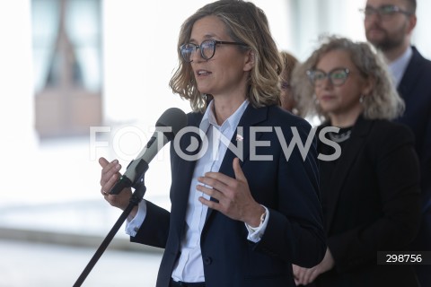  20.05.2025 WARSZAWA<br />
POSIEDZENIE SEJMU W WARSZAWIE<br />
KONFERENCJA PRASOWA MAGDALENY BIEJAT<br />
N/Z MAGDALENA BIEJAT<br />
FOT. ANTONI BYSZEWSKI/FOTONEWS 