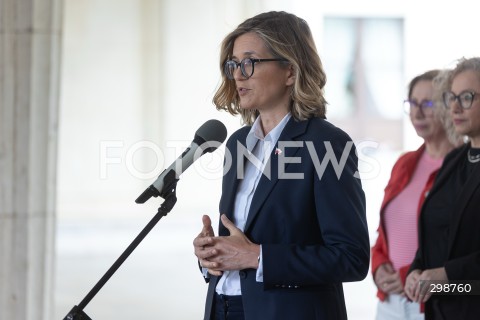  20.05.2025 WARSZAWA<br />
POSIEDZENIE SEJMU W WARSZAWIE<br />
KONFERENCJA PRASOWA MAGDALENY BIEJAT<br />
N/Z MAGDALENA BIEJAT<br />
FOT. ANTONI BYSZEWSKI/FOTONEWS 