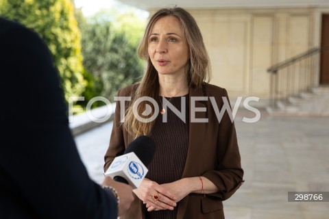  20.05.2025 WARSZAWA<br />
POSIEDZENIE SEJMU W WARSZAWIE<br />
KONFERENCJA PRASOWA MAGDALENY BIEJAT<br />
N/Z AGNIESZKA DZIEMIANOWICZ BAK<br />
FOT. ANTONI BYSZEWSKI/FOTONEWS 