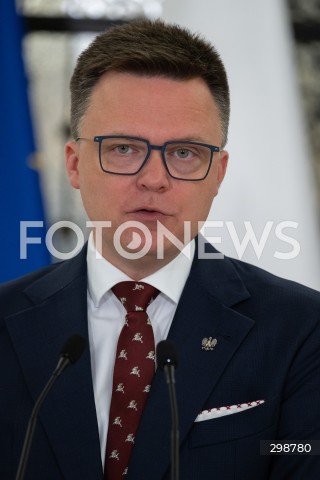  20.05.2025 WARSZAWA<br />
POSIEDZENIE SEJMU RP<br />
N/Z MARSZALEK SZYMON HOLOWNIA<br />
FOT. MARCIN BANASZKIEWICZ/FOTONEWS  