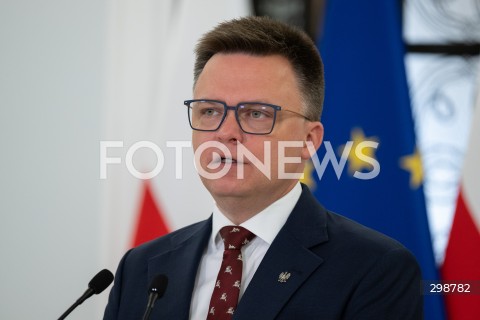  20.05.2025 WARSZAWA<br />
POSIEDZENIE SEJMU RP<br />
N/Z MARSZALEK SZYMON HOLOWNIA<br />
FOT. MARCIN BANASZKIEWICZ/FOTONEWS  