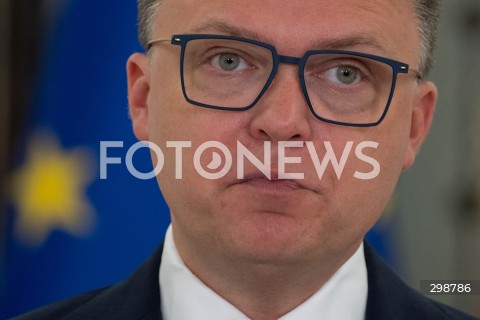  20.05.2025 WARSZAWA<br />
POSIEDZENIE SEJMU RP<br />
N/Z MARSZALEK SZYMON HOLOWNIA<br />
FOT. MARCIN BANASZKIEWICZ/FOTONEWS  