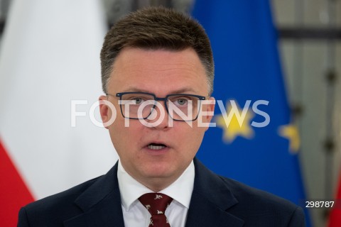  20.05.2025 WARSZAWA<br />
POSIEDZENIE SEJMU RP<br />
N/Z MARSZALEK SZYMON HOLOWNIA<br />
FOT. MARCIN BANASZKIEWICZ/FOTONEWS  