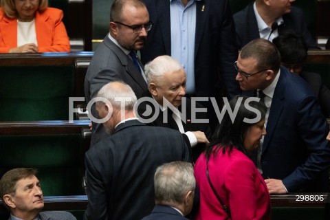  20.05.2025 WARSZAWA<br />
POSIEDZENIE SEJMU RP<br />
N/Z JAROSLAW KACZYNSKI PAWEL SZEFERNAKER<br />
FOT. MARCIN BANASZKIEWICZ/FOTONEWS  