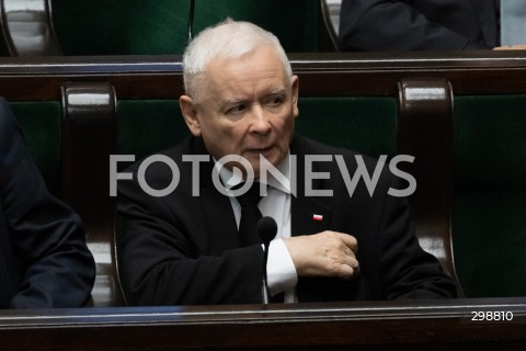 20.05.2025 WARSZAWA<br />
POSIEDZENIE SEJMU RP<br />
N/Z JAROSLAW KACZYNSKI<br />
FOT. MARCIN BANASZKIEWICZ/FOTONEWS  