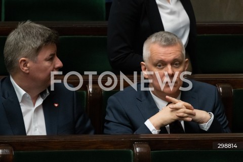  20.05.2025 WARSZAWA<br />
POSIEDZENIE SEJMU RP<br />
N/Z JAN GRABIEC TOMASZ SIEMONIAK<br />
FOT. MARCIN BANASZKIEWICZ/FOTONEWS  