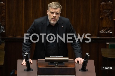  20.05.2025 WARSZAWA<br />
POSIEDZENIE SEJMU RP<br />
N/Z ADRIAN ZANDBERG<br />
FOT. MARCIN BANASZKIEWICZ/FOTONEWS  