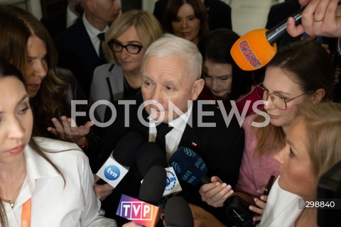  20.05.2025 WARSZAWA<br />
POSIEDZENIE SEJMU RP<br />
N/Z JAROSLAW KACZYNSKI<br />
FOT. MARCIN BANASZKIEWICZ/FOTONEWS  