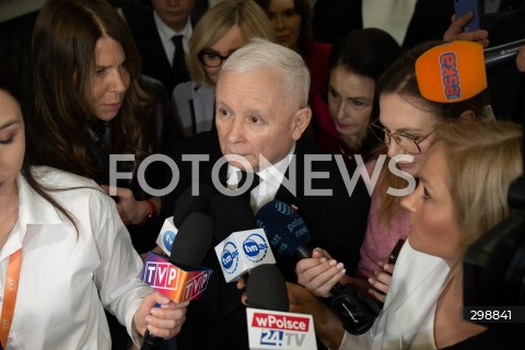  20.05.2025 WARSZAWA<br />
POSIEDZENIE SEJMU RP<br />
N/Z JAROSLAW KACZYNSKI<br />
FOT. MARCIN BANASZKIEWICZ/FOTONEWS  