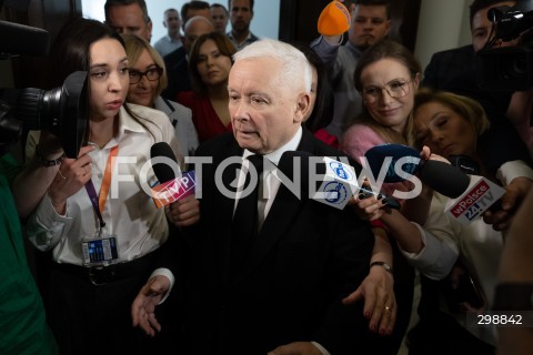  20.05.2025 WARSZAWA<br />
POSIEDZENIE SEJMU RP<br />
N/Z JAROSLAW KACZYNSKI<br />
FOT. MARCIN BANASZKIEWICZ/FOTONEWS  