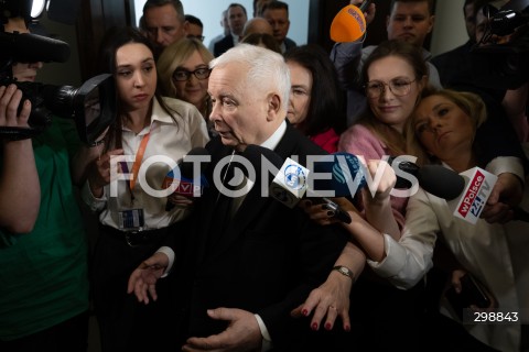  20.05.2025 WARSZAWA<br />
POSIEDZENIE SEJMU RP<br />
N/Z JAROSLAW KACZYNSKI<br />
FOT. MARCIN BANASZKIEWICZ/FOTONEWS  