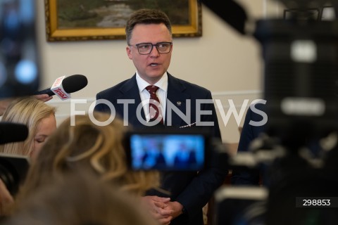  20.05.2025 WARSZAWA<br />
POSIEDZENIE SEJMU RP<br />
N/Z SZYMON HOLOWNIA<br />
FOT. MARCIN BANASZKIEWICZ/FOTONEWS  