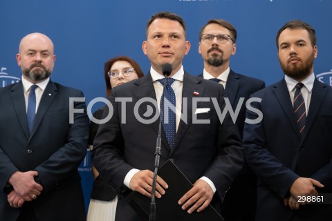  20.05.2025 WARSZAWA<br />
POSIEDZENIE SEJMU RP<br />
N/Z SLAWOMIR MENTZEN<br />
FOT. MARCIN BANASZKIEWICZ/FOTONEWS  