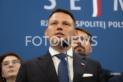  20.05.2025 WARSZAWA<br />
POSIEDZENIE SEJMU RP<br />
N/Z SLAWOMIR MENTZEN<br />
FOT. MARCIN BANASZKIEWICZ/FOTONEWS  